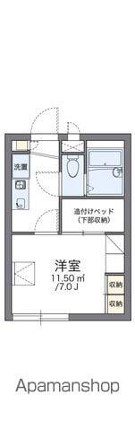 レオパレス久喜南(1K/2階)の間取り写真