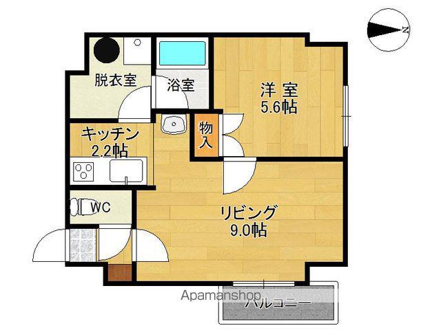 フォーレストインみなみ野2(1LDK/5階)の間取り写真