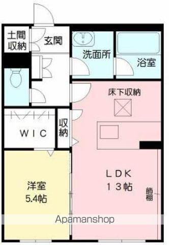 シャーメゾンアメニティ御領Ⅰ(1LDK/1階)の間取り写真