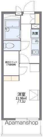 レオパレスソレイユⅢ(1K/2階)の間取り写真