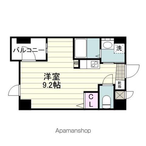 アドラシオン平之町(ワンルーム/3階)の間取り写真