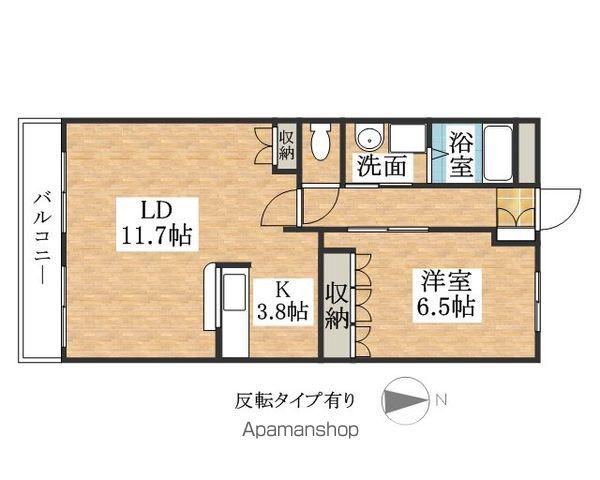 セイントクルーズ(1LDK/3階)の間取り写真