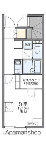 レオネクストHIGHWOODⅠ(1K/1階)の間取り写真
