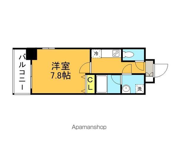 ヴィルヌ-ブ(1K/2階)の間取り写真