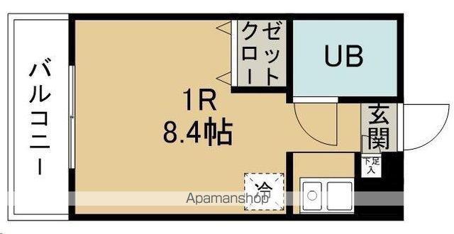 デリジェンス泉中央(ワンルーム/2階)の間取り写真