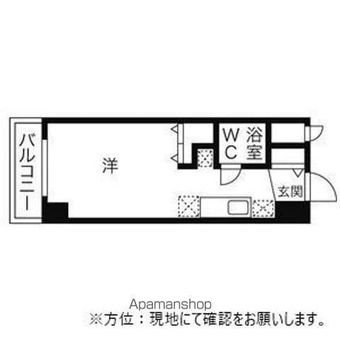 ラメール円山公園(ワンルーム/2階)の間取り写真