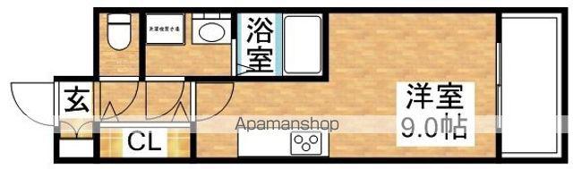 アドバンス新大阪3(ワンルーム/11階)の間取り写真