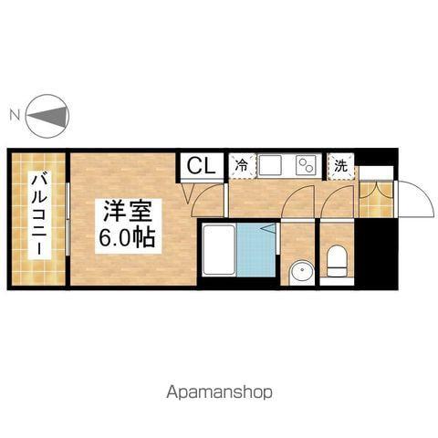 プレサンス千種駅前レガート(1K/10階)の間取り写真