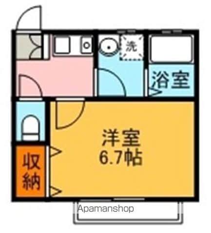 T-STYLE下川原Ⅱ(1K/2階)の間取り写真