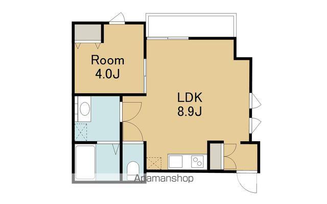 カバリーノ小田原(1LDK/2階)の間取り写真