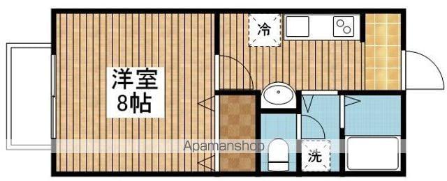 ハイム千歳(1K/1階)の間取り写真