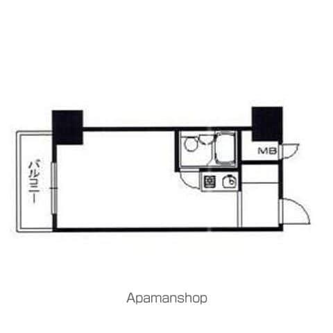 ライオンズマンション日本橋(ワンルーム/4階)の間取り写真