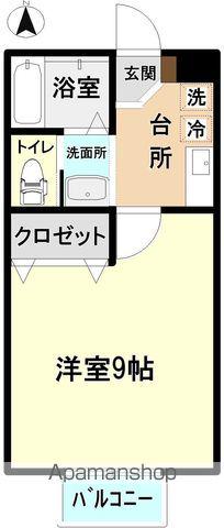 ブリリアントLG-2(1K/1階)の間取り写真