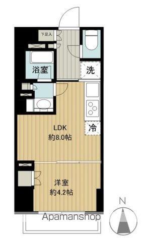 パークホームズ東陽町(1LDK/1階)の間取り写真