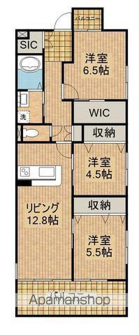 ALTE MEISTER潮見(3LDK/3階)の間取り写真