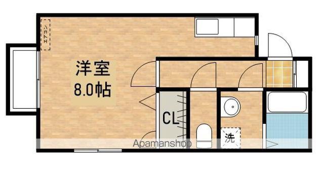サンコーポ(ワンルーム/1階)の間取り写真