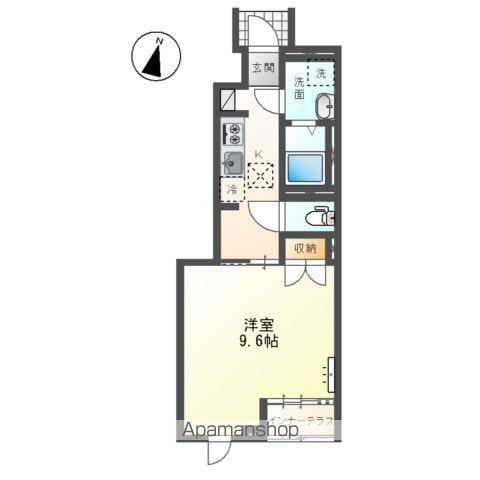 太田市西本町アパート工事(1K/1階)の間取り写真