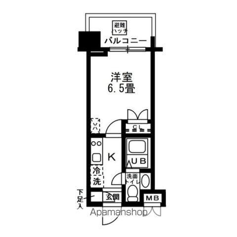 レジディア錦糸町 3階階 間取り