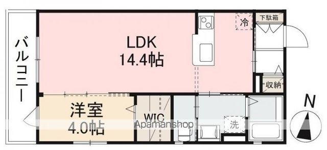 GRAND MANSION Ⅶ(1LDK/2階)の間取り写真