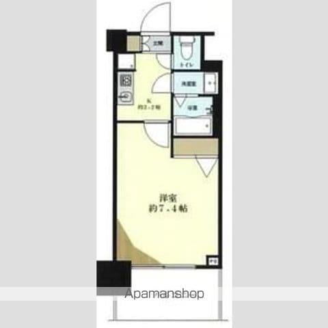 シティタワー武蔵小山(1K/8階)の間取り写真