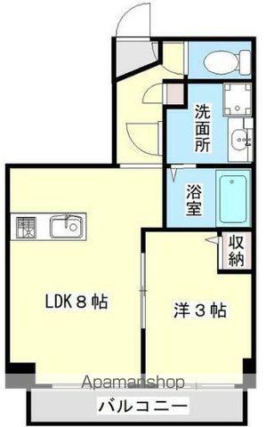 ピネータ天保山(1LDK/2階)の間取り写真