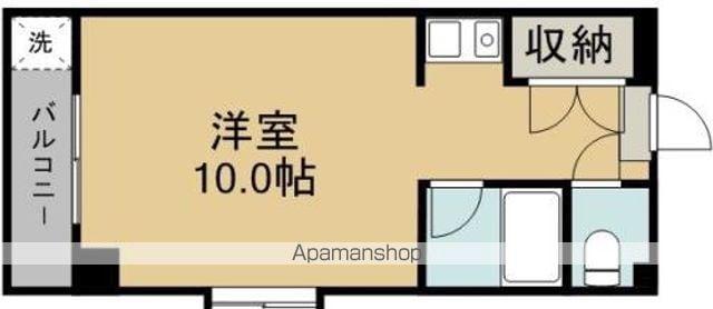 幸祐ハイム(ワンルーム/3階)の間取り写真