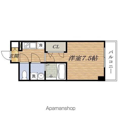 S-RESIDENCE ESAKA ALEGRIA(1K/6階)の間取り写真