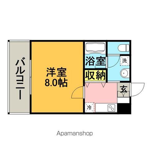 グランビューYSR博多駅前(1K/5階)の間取り写真