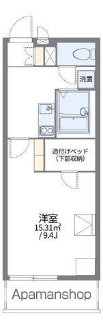 レオパレスボヌールドゥマン(1K/2階)の間取り写真