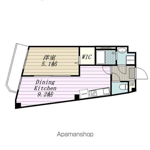グレーシャルマン(1LDK/3階)の間取り写真
