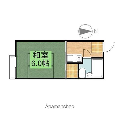 サインポスト681(1K/2階)の間取り写真