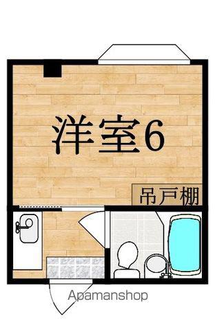 サンコーポ生駒(1K/3階)の間取り写真