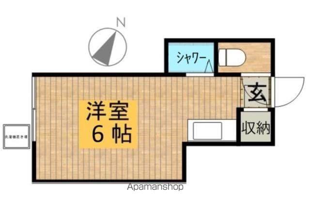 イトーハイツ沼袋(ワンルーム/1階)の間取り写真