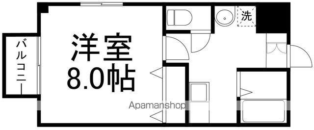 山崎3L館(1K/1階)の間取り写真