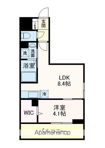 SEA新浦安(1LDK/2階)の間取り写真