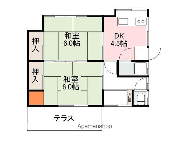 高松琴平電鉄琴平線 仏生山駅 徒歩12分 1階建 築53年(2DK)の間取り写真