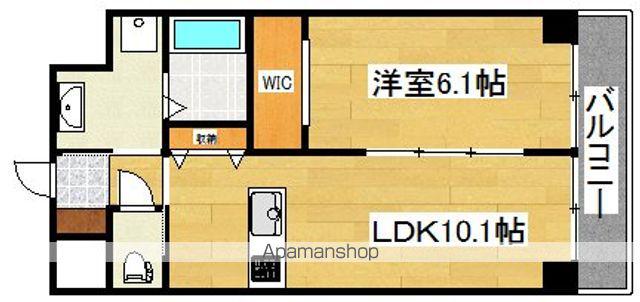 エイチ・ツーオー清水丘(1LDK/3階)の間取り写真