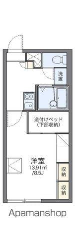 レオパレス白樺(1K/2階)の間取り写真
