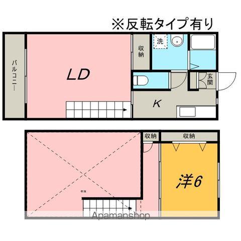 KMコーポⅡ(1LDK/6階)の間取り写真