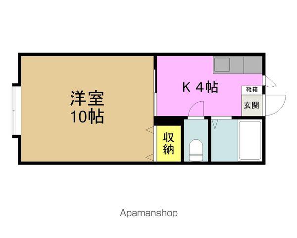 エル・リーナ A棟(1K/1階)の間取り写真