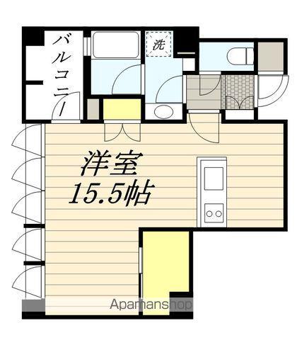 THE APARTMENT HAKATA(ワンルーム/4階)の間取り写真