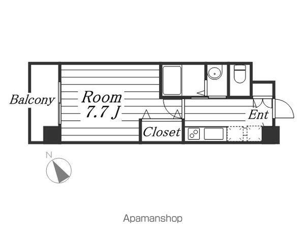 アルフィーレ新栄(1K/8階)の間取り写真