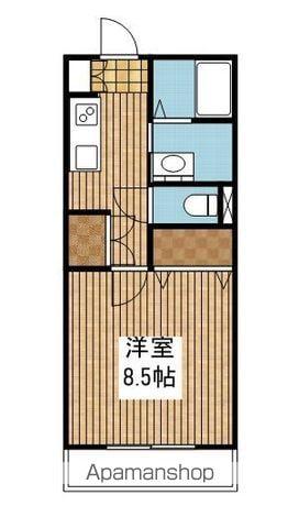 ボヌール文京(1K/4階)の間取り写真