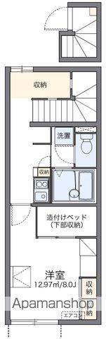 レオパレスメゾンアジュール(1K/2階)の間取り写真