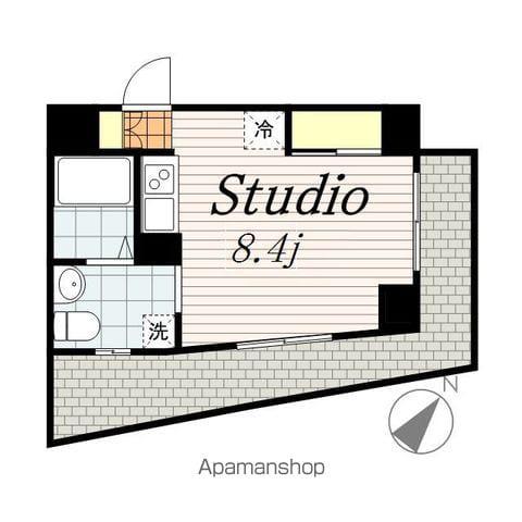 リエス千葉新宿(ワンルーム/7階)の間取り写真