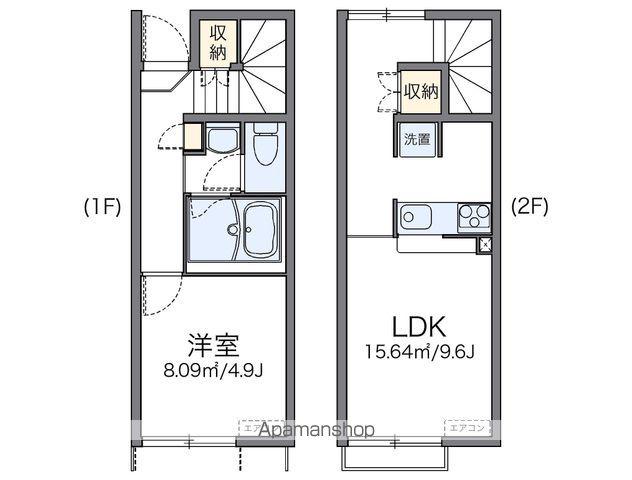 レオネクスト葵一番館(1LDK/1階)の間取り写真