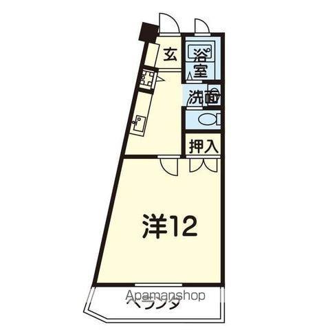エクセレント池田(1K/3階)の間取り写真