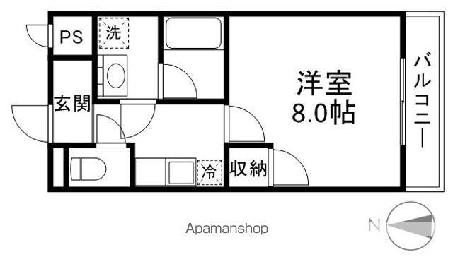 NASU26(1K/1階)の間取り写真