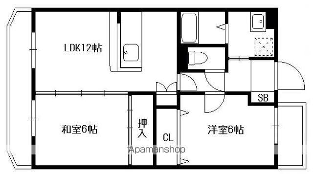 インフィニティ出水Ⅱ(2LDK/3階)の間取り写真