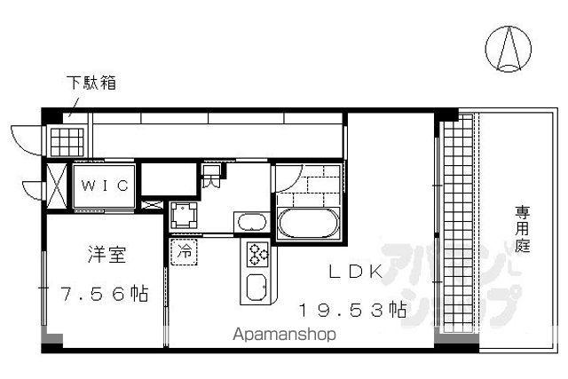 SCHILF神宮道(1LDK/1階)の間取り写真